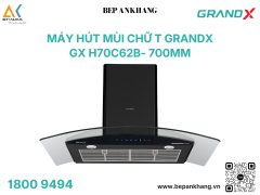 Máy hút mùi chữ T kính cong GrandX - GX H70C62B ( 700mm )